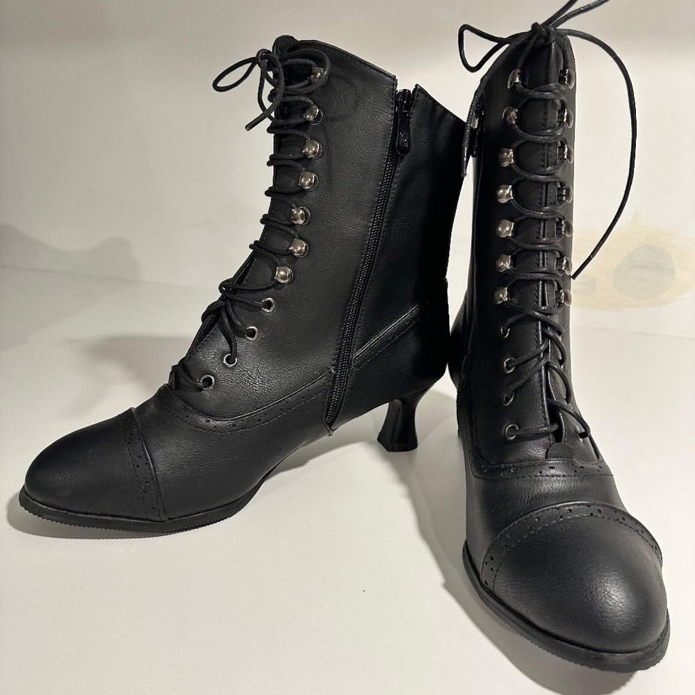 Victorian Lace Up Boots